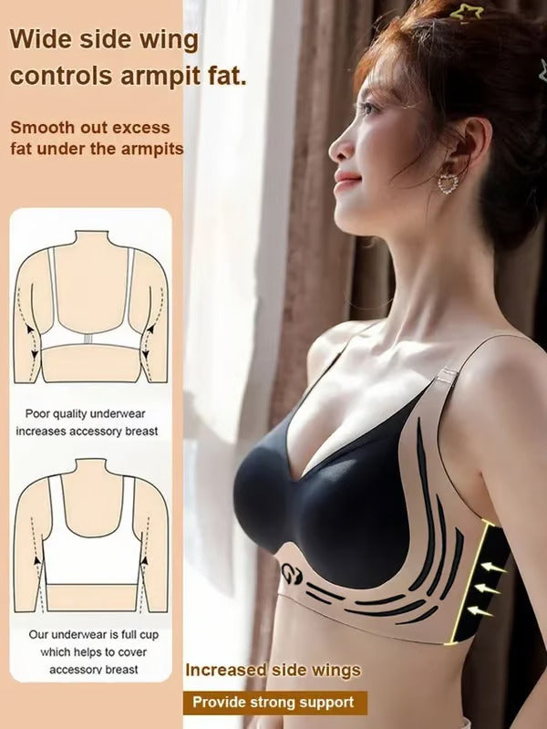 Pack of 6 Anti Sagging Wireless Push-Up Bra