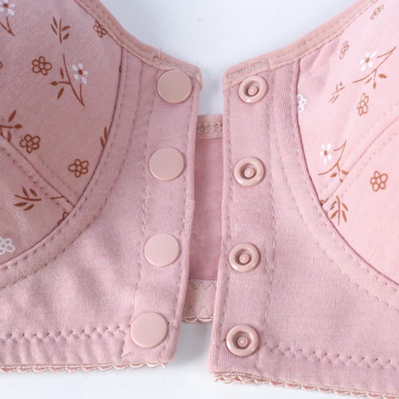 Maternity Nursing Bra Button, Vest Style Bra (Pack of 6)