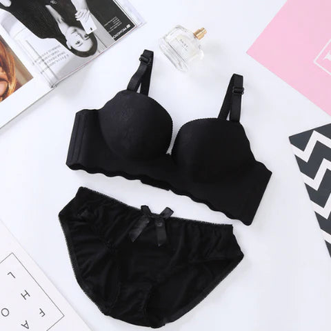 (Pack of 6) Women's Bra Panty Lingerie Set for Girl's | L-4