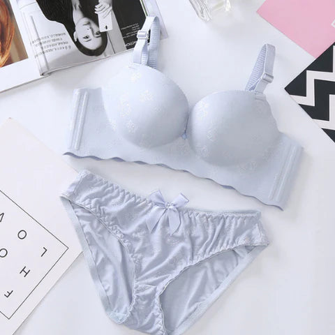 (Pack of 6) Women's Bra Panty Lingerie Set for Girl's | L-4