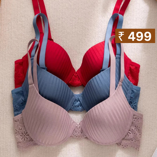 4-Pack Women’s T-Shirt Bras – Soft, Lightweight & Perfect for Everyday Wear | TB-002