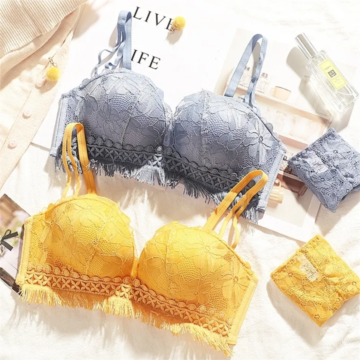 9-Piece Lingerie Collection | Soft, high-quality materials for all-day comfort| LC-08