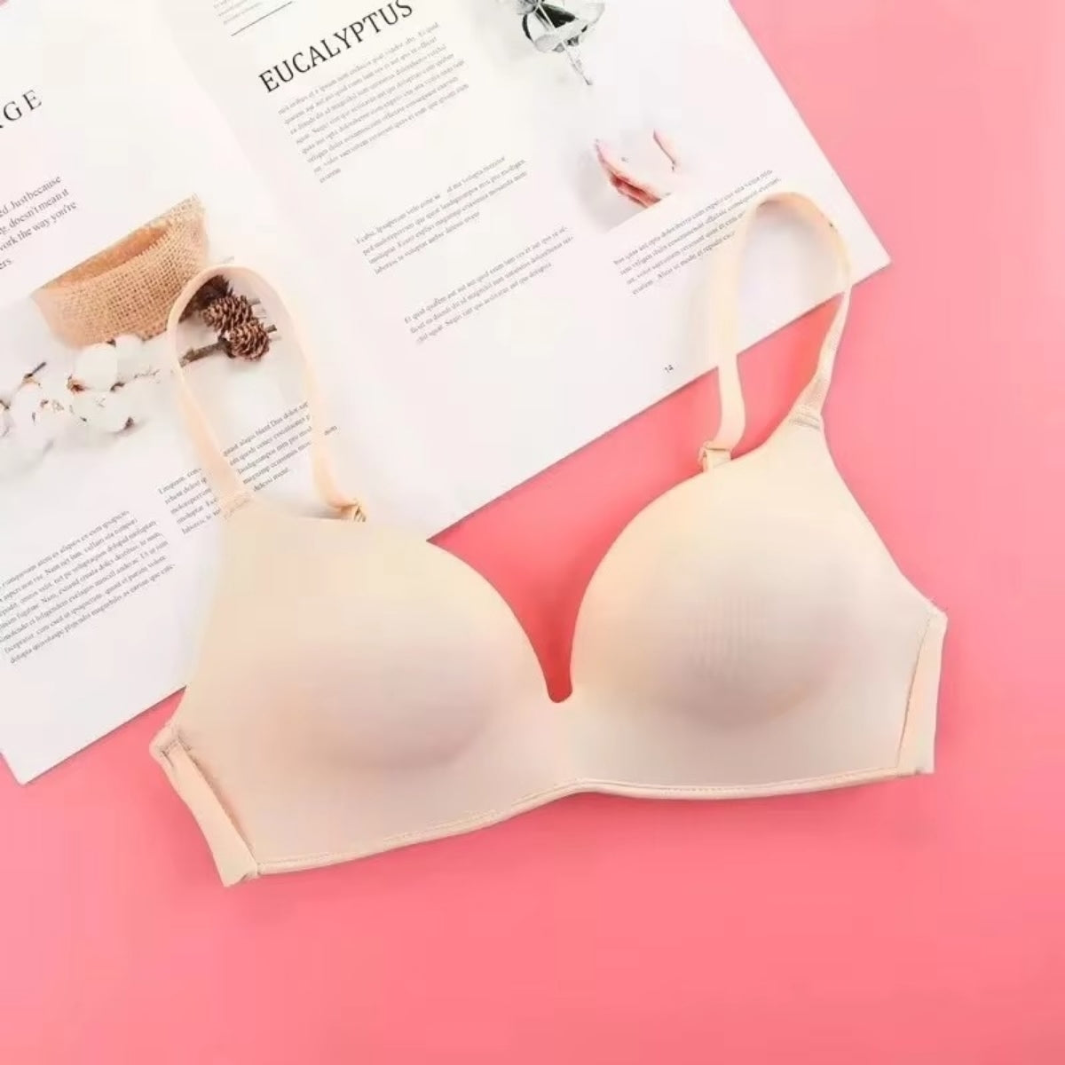 6-Pack Women’s T-Shirt Bras – Soft, Lightweight & Perfect for Everyday Wear | TB-04