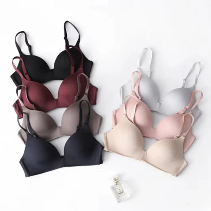 4-Pack Women’s T-Shirt Bras – Soft, Lightweight & Perfect for Everyday Wear | TB-010