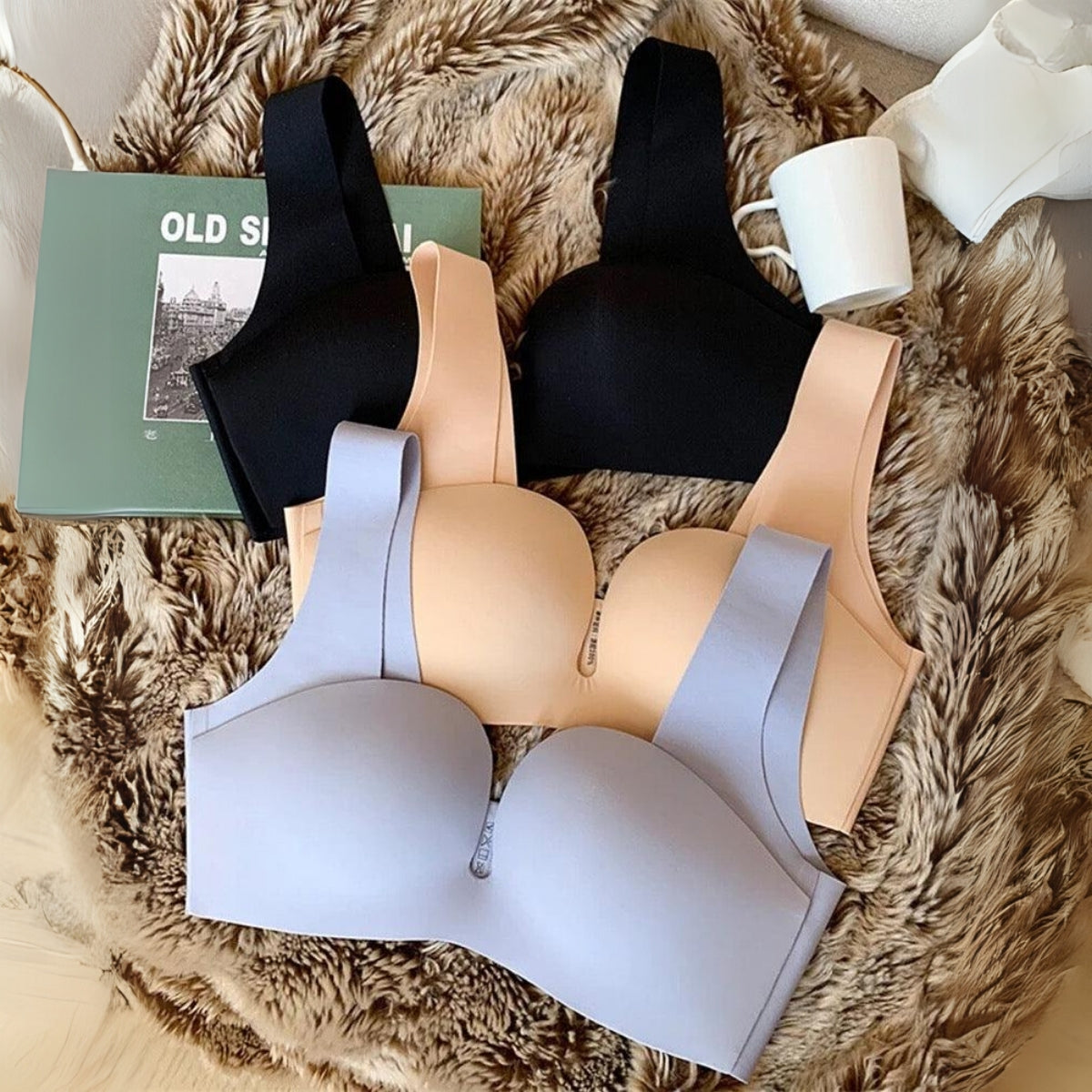 8-Pack Lightweight Push-Up Padded Bras – Comfort & Lift | PB-12