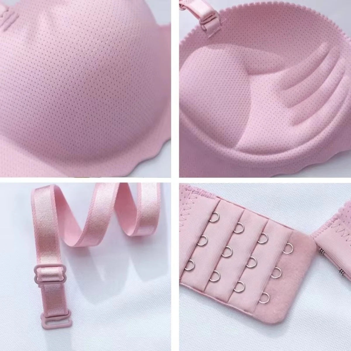 4-Pack Women’s T-Shirt Bras – Soft, Lightweight & Perfect for Everyday Wear | TB-007