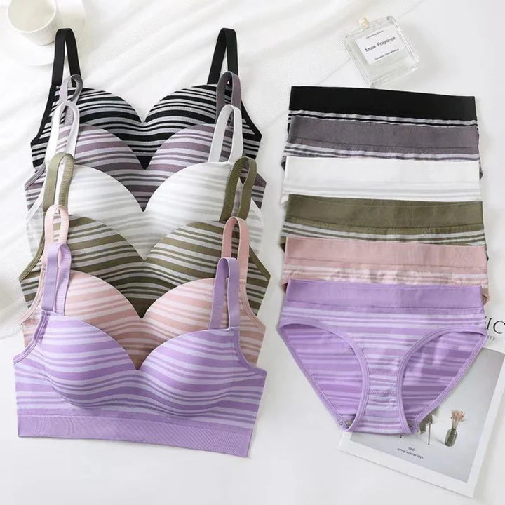 (Pack of 8) Women's Bra Panty Lingerie Set for Girl's | L-1001