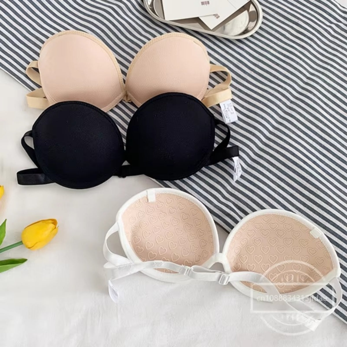 8-Pack Premium Quality Strapless Bra – Ultimate Comfort & Support | SB -14