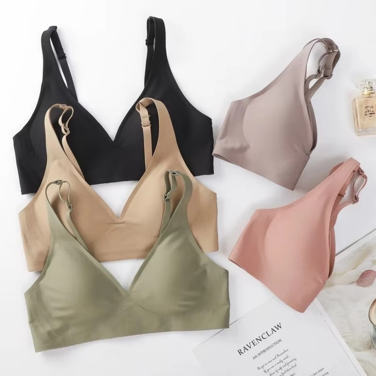 6-Pack Women’s T-Shirt Bras – Soft, Lightweight & Perfect for Everyday Wear | TB-06