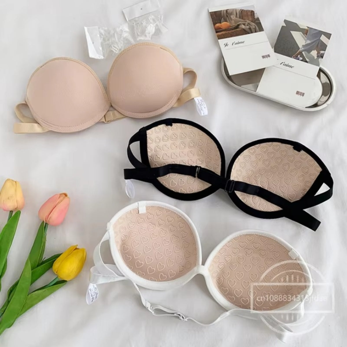 8-Pack Premium Quality Strapless Bra – Ultimate Comfort & Support | SB -14