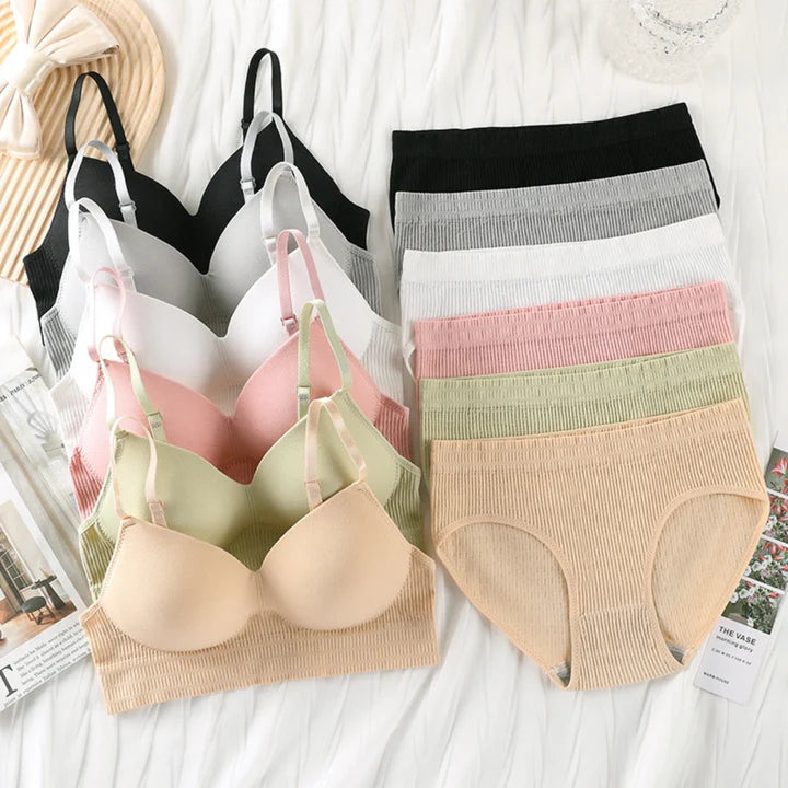 (Pack of 6) Women's Bra Panty Lingerie Set for Girl's | L-3