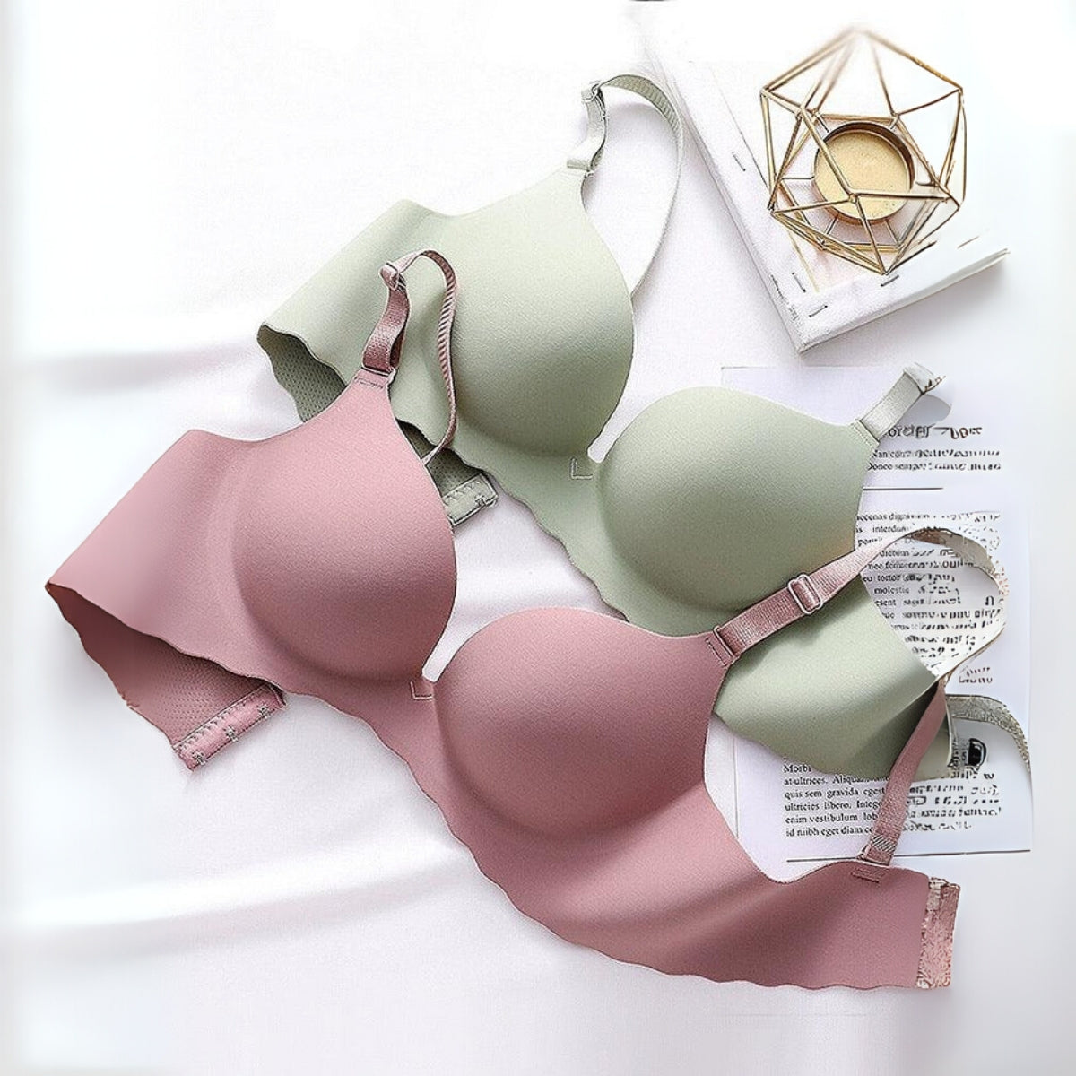 8-Pack Lightweight Push-Up Padded Bras – Comfort & Lift | PB-18