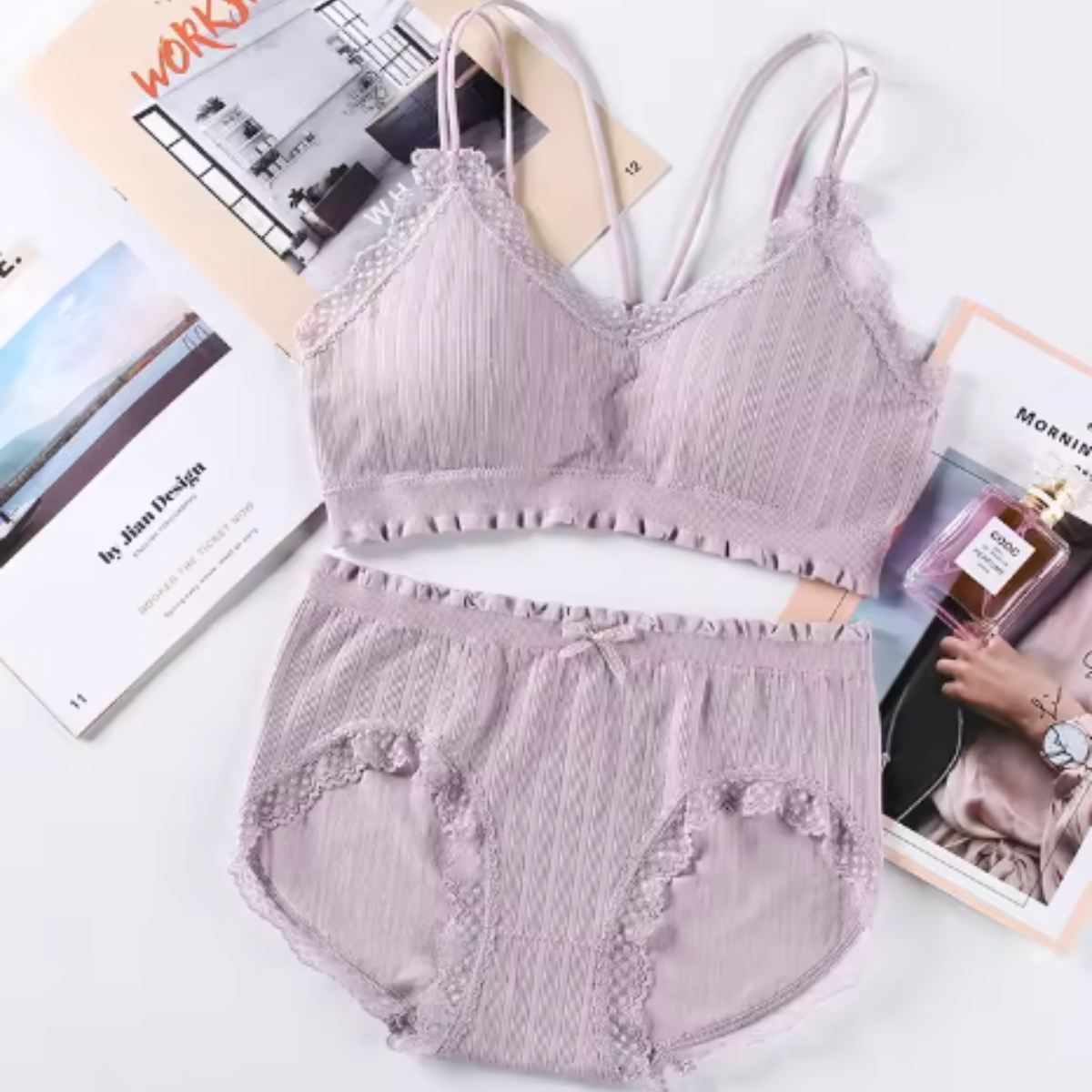 (Pack of 6) Premium Women’s Bra Panty Lingerie Set | Stylish, Comfortable & Affordable | LS-004