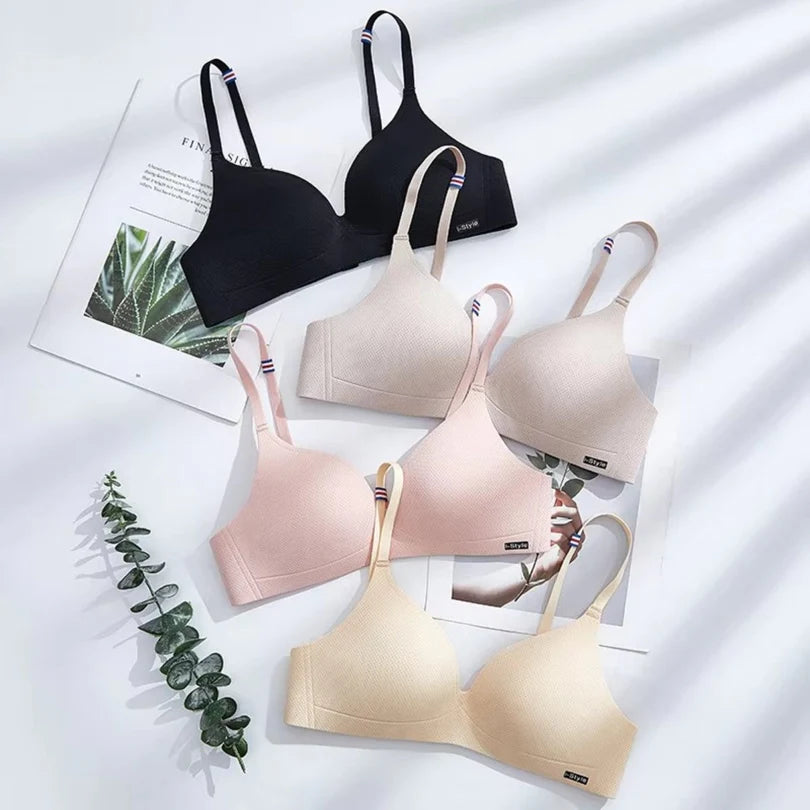 4-Pack Women’s T-Shirt Bras – Soft, Lightweight & Perfect for Everyday Wear | TB-009