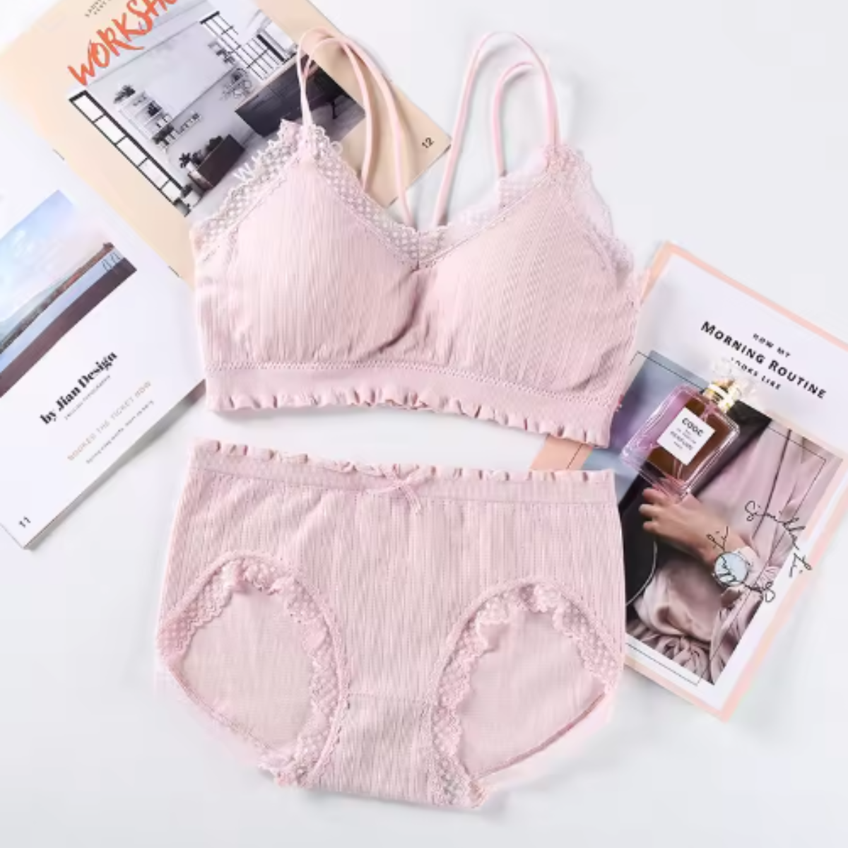 (Pack of 6) Premium Women’s Bra Panty Lingerie Set | Stylish, Comfortable & Affordable | LS-004