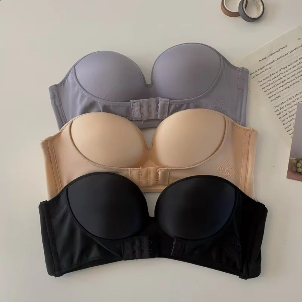 8-Pack Premium Quality Strapless Bra – Ultimate Comfort & Support | SB -15