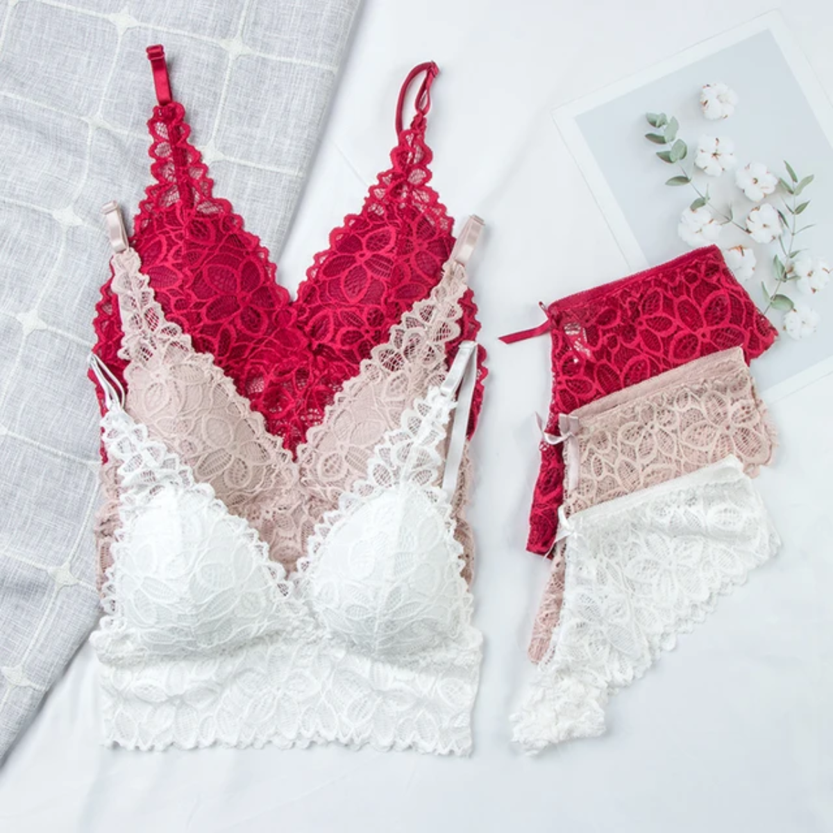 9-Piece Lingerie Collection | Soft, high-quality materials for all-day comfort| LC-03
