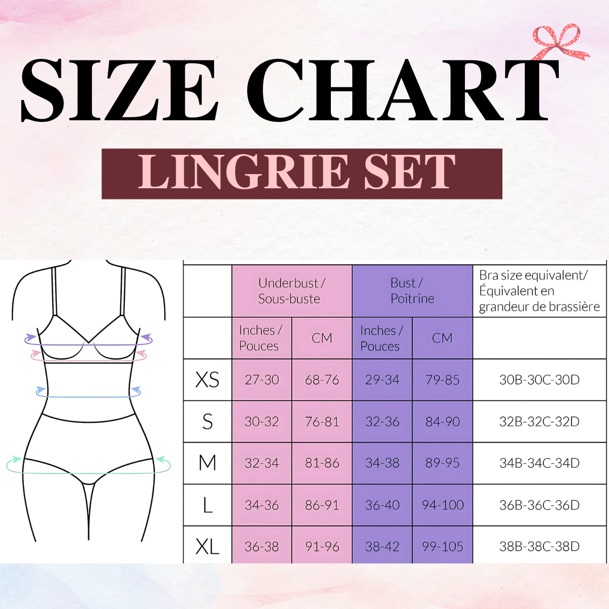 9-Piece Lingerie Collection | Soft, high-quality materials for all-day comfort| LC-05