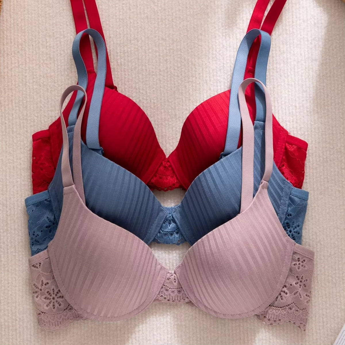 6-Pack Women’s T-Shirt Bras – Soft, Lightweight & Perfect for Everyday Wear | TB-09