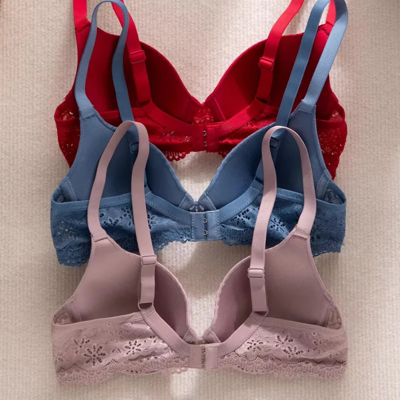 4-Pack Women’s T-Shirt Bras – Soft, Lightweight & Perfect for Everyday Wear | TB-002