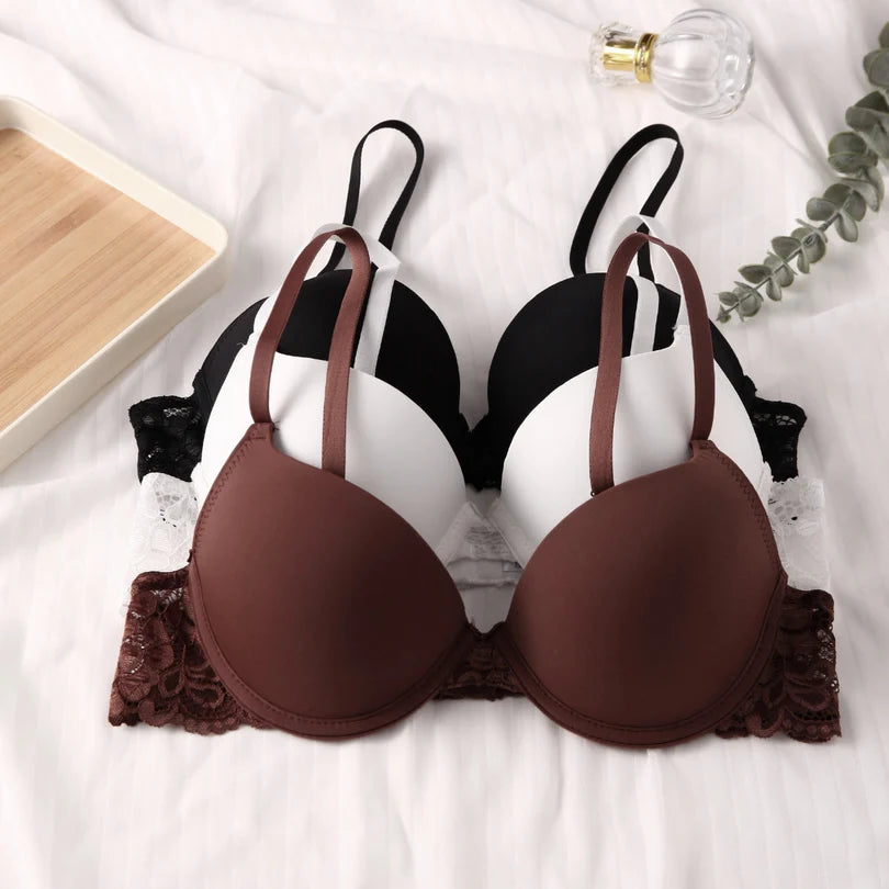 4-Pack Women’s T-Shirt Bras – Soft, Lightweight & Perfect for Everyday Wear | TB-001