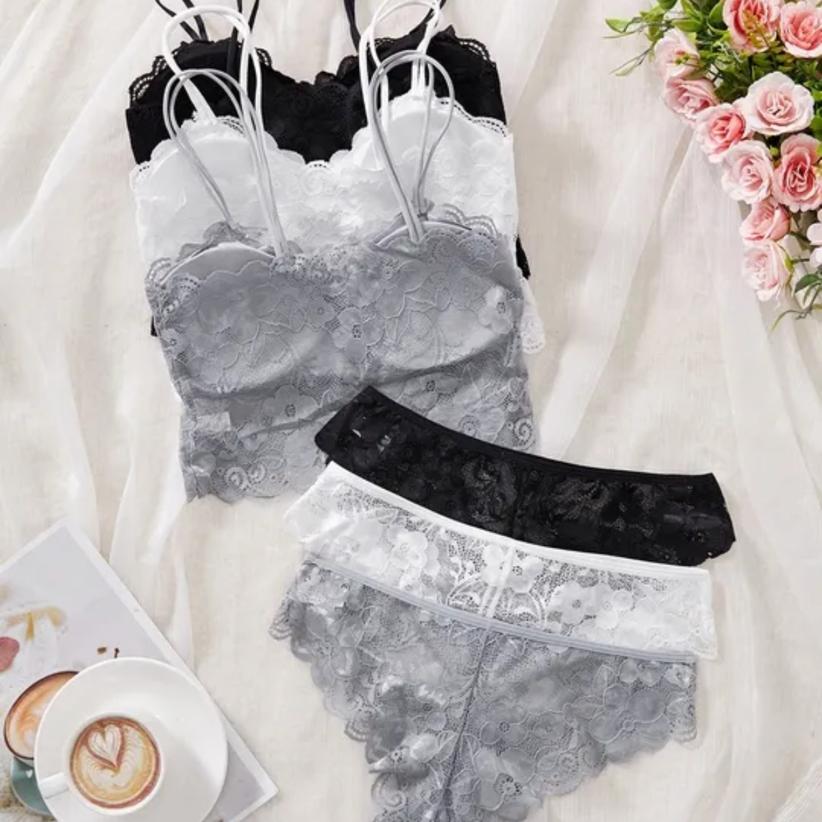 9-Pack Soft & Comfortable Lingerie Set Combo for Women – Everyday Elegance | LC-15