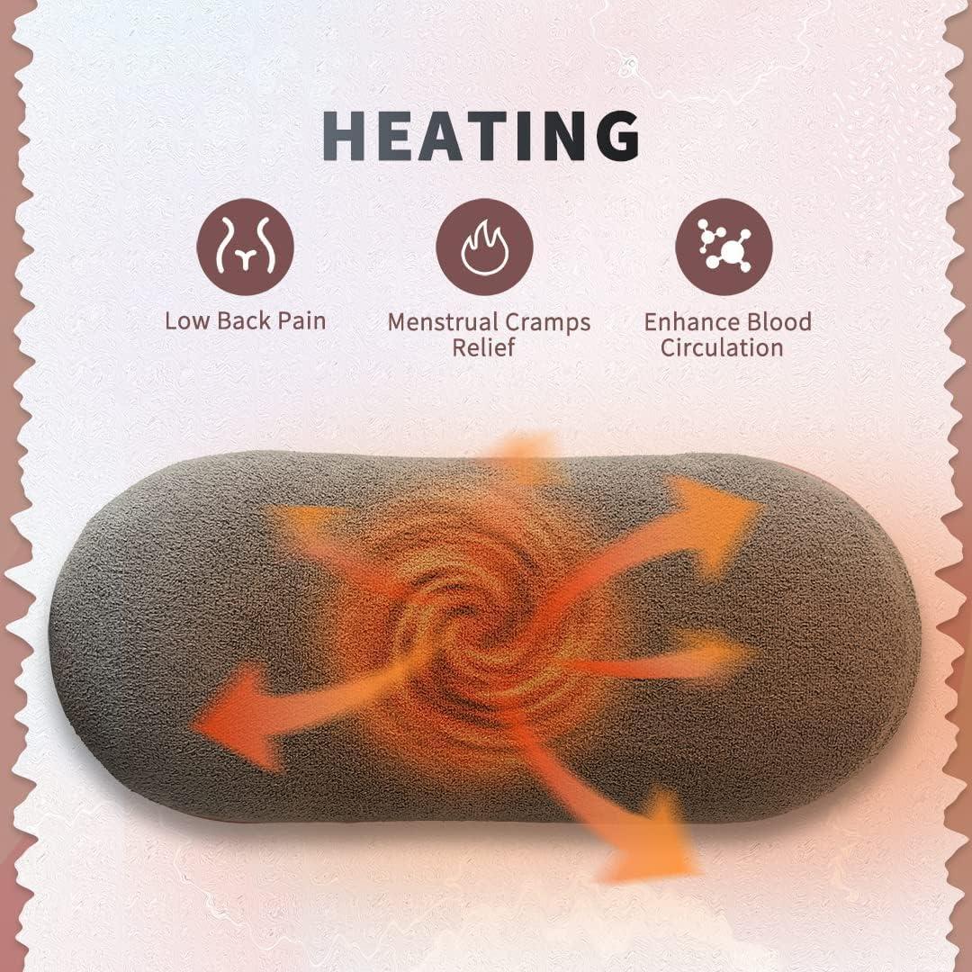 Portable Cordless Menstrual Heating Pad | Dynamic Heat & Massage Therapy Pad for Period Pain Relief!
