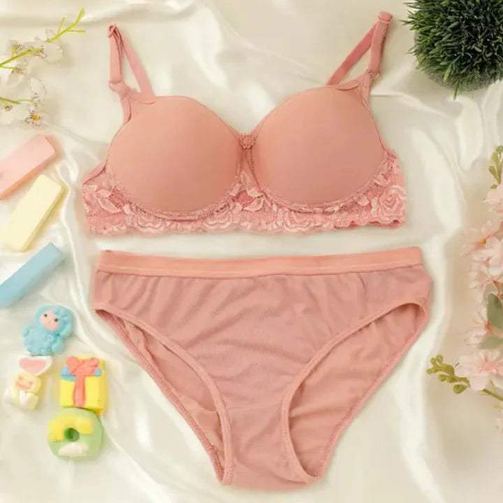 (Pack of 6) Women's Bra Panty Lingerie Set for Girl's | L-151