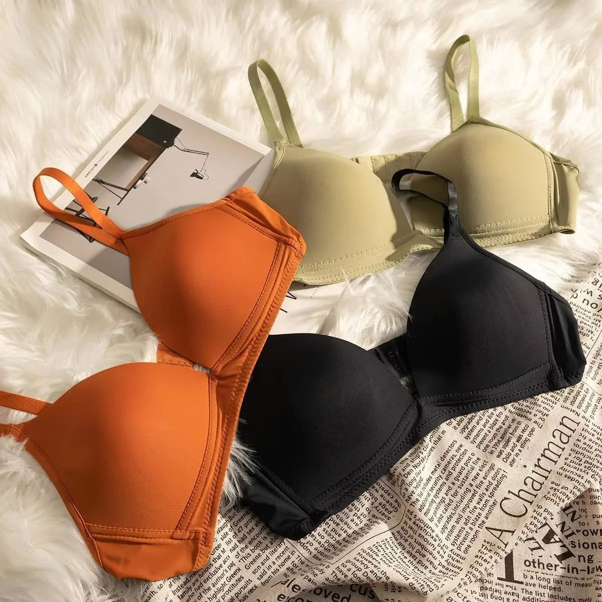 4-Pack Women’s T-Shirt Bras – Soft, Lightweight & Perfect for Everyday Wear | TB-008