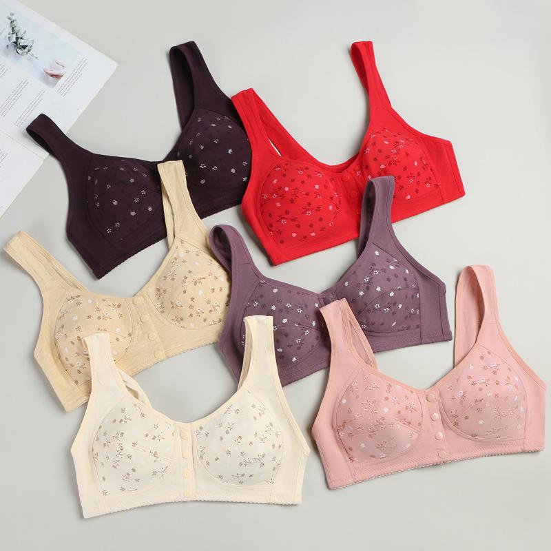 Maternity Nursing Bra Button, Vest Style Bra (Pack of 6)