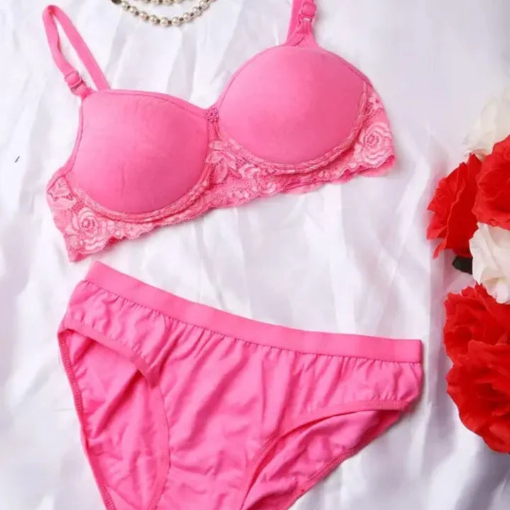 (Pack of 6) Women's Bra Panty Lingerie Set for Girl's | L-151