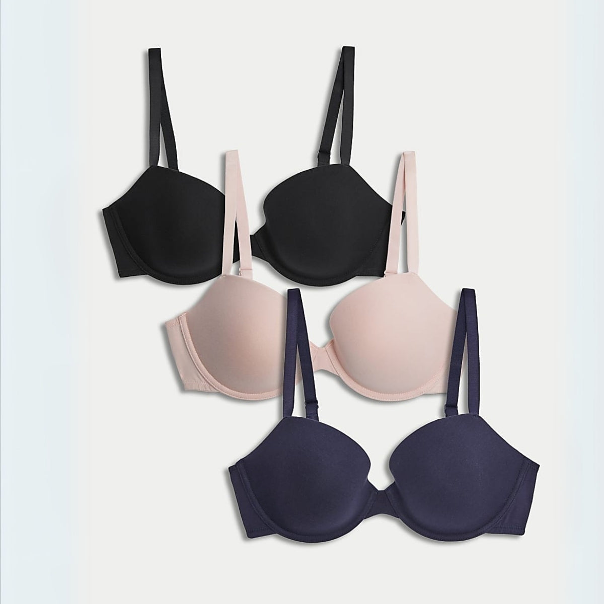 8-Pack Lightweight Push-Up Padded Bras – Comfort & Lift | PB-14