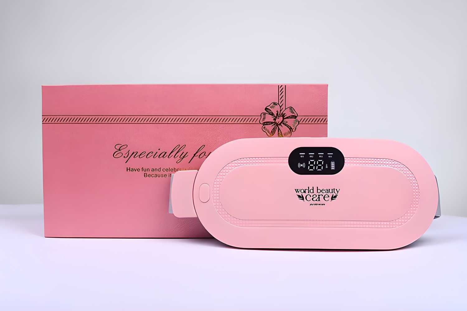 Portable Cordless Menstrual Heating Pad | Dynamic Heat & Massage Therapy Pad for Period Pain Relief!