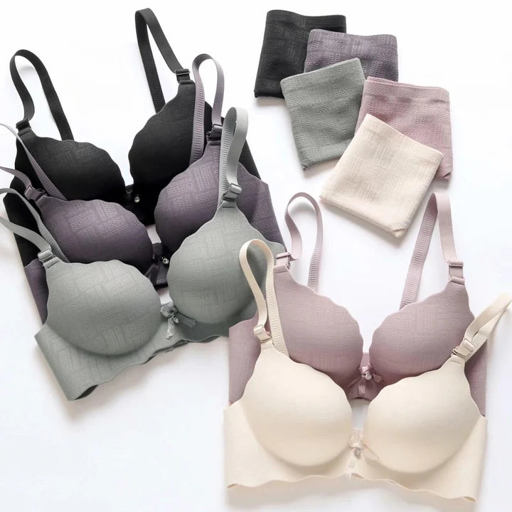 (Pack of 8) Women's Bra Panty Lingerie Set for Girl's | L-10015