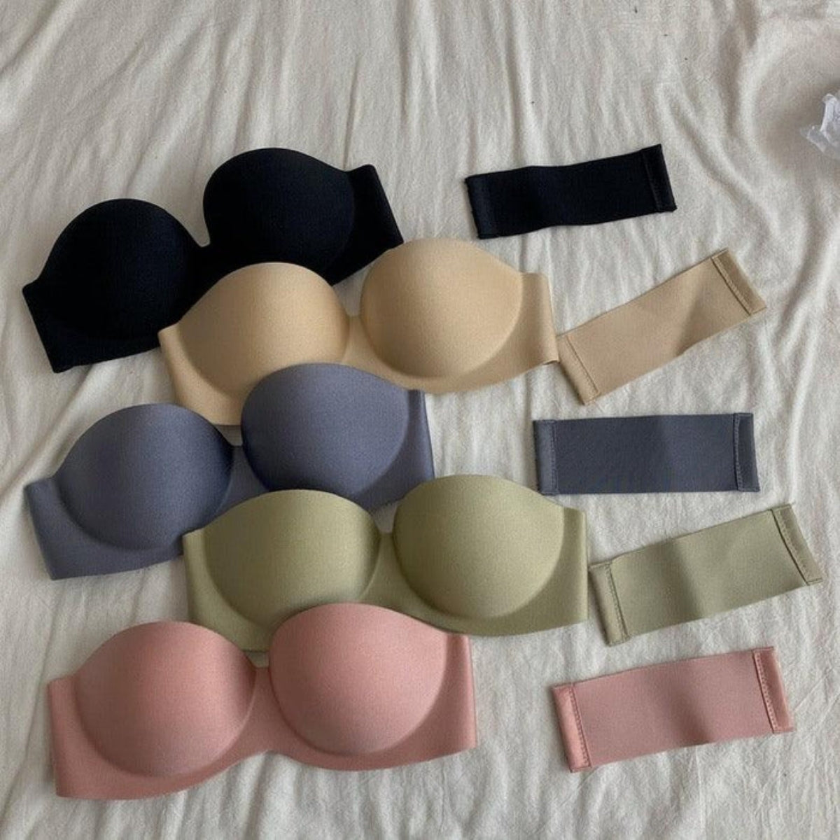 8-Pack Premium Quality Strapless Bra – Ultimate Comfort & Support | SB -20