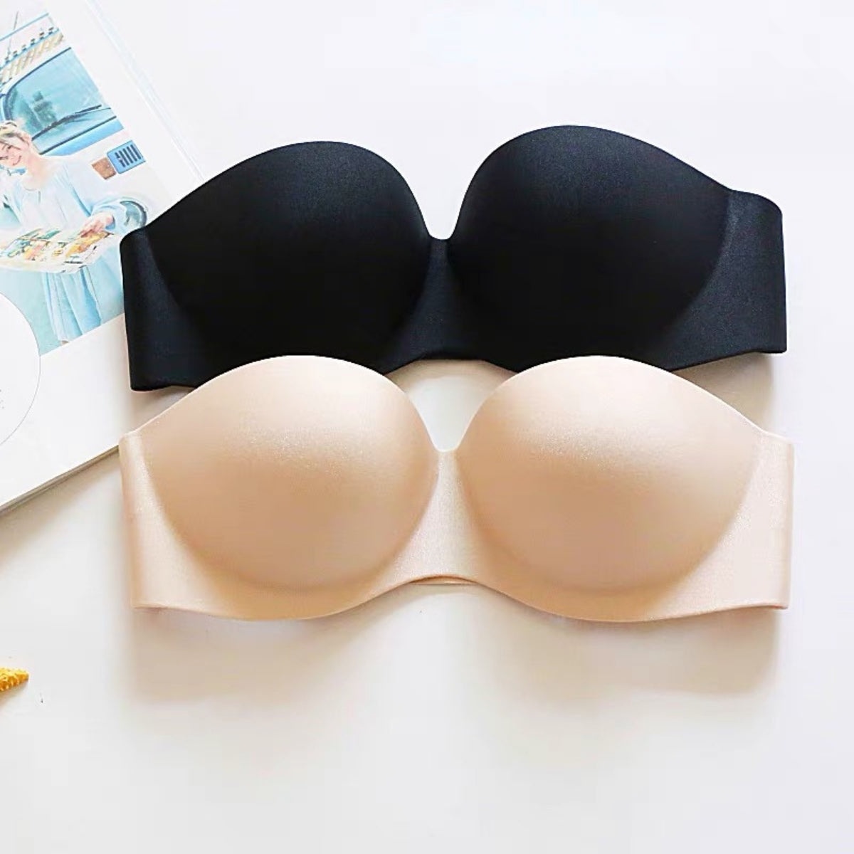 8-Pack Premium Quality Strapless Bra – Ultimate Comfort & Support | SB -19
