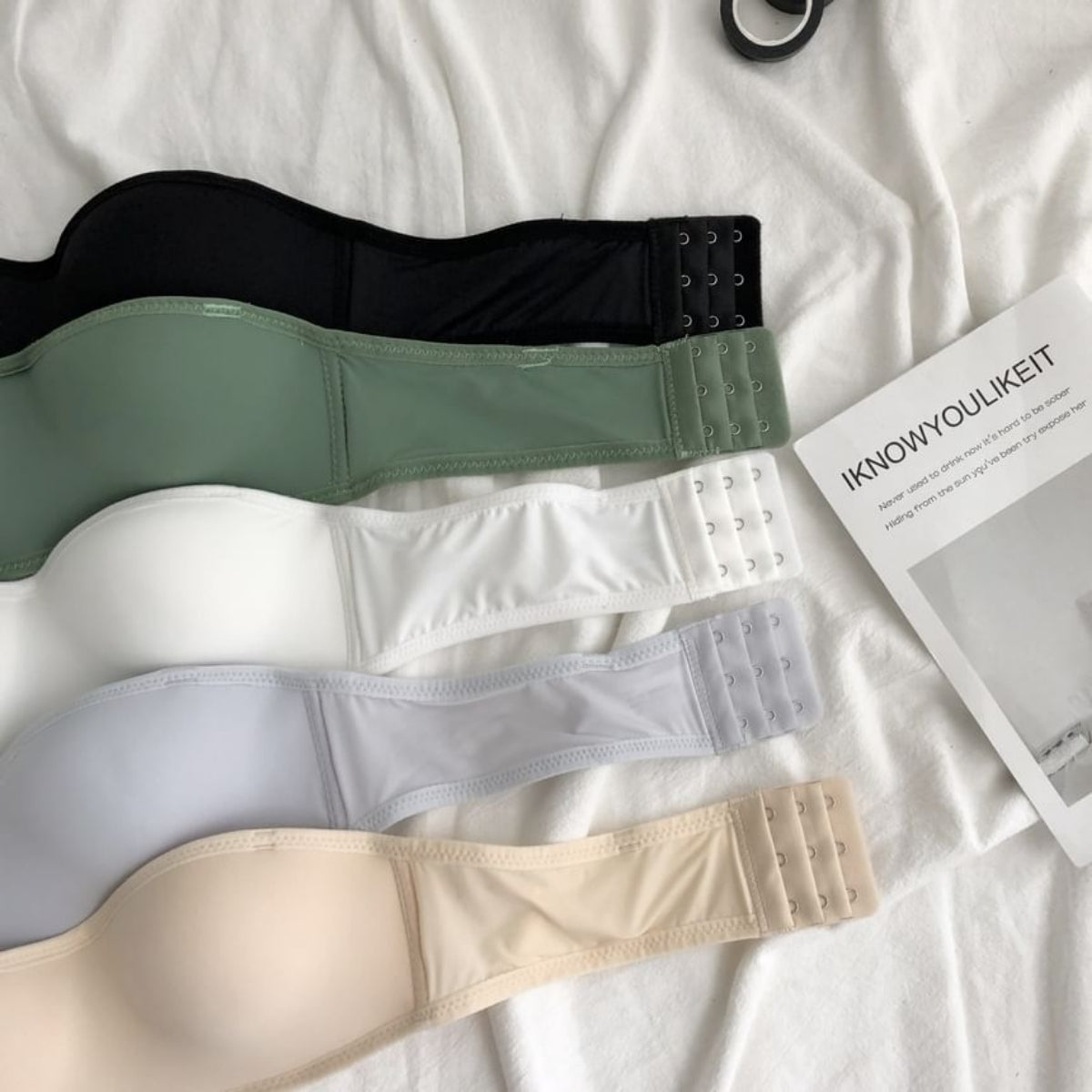8-Pack Premium Quality Strapless Bra – Ultimate Comfort & Support | SB -18