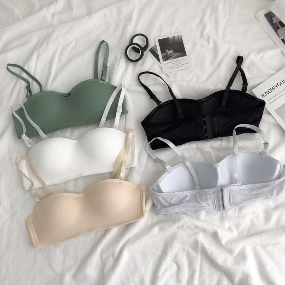 8-Pack Premium Quality Strapless Bra – Ultimate Comfort & Support | SB -18