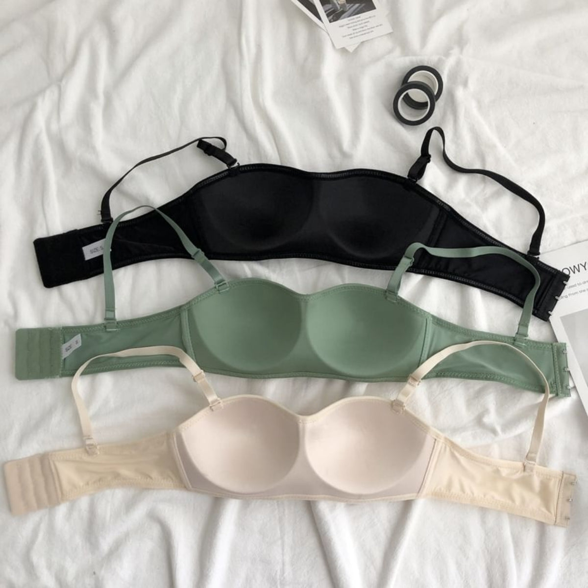 8-Pack Premium Quality Strapless Bra – Ultimate Comfort & Support | SB -18