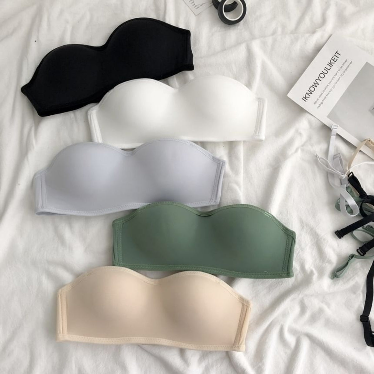8-Pack Premium Quality Strapless Bra – Ultimate Comfort & Support | SB -18