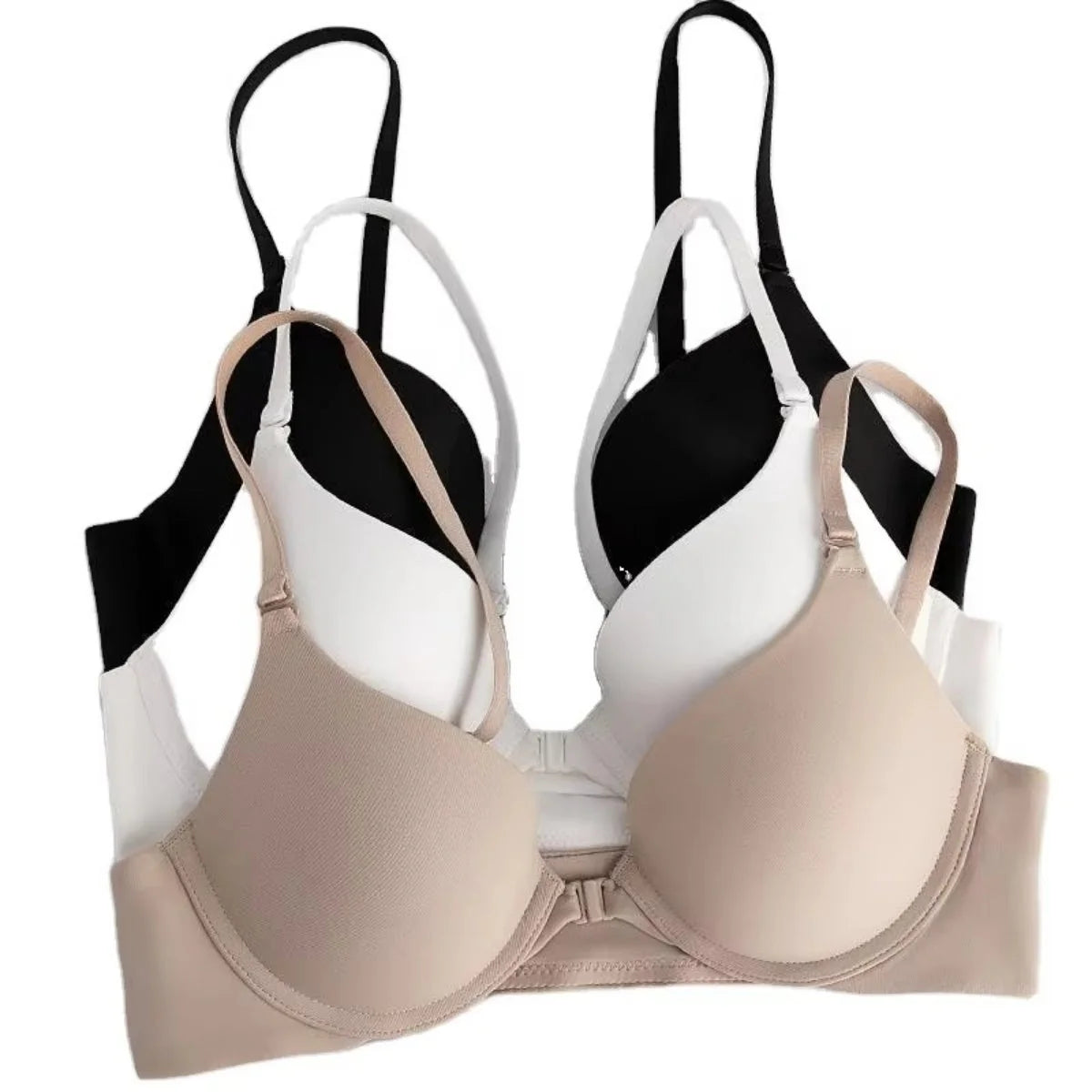 4-Pack Women’s T-Shirt Bras – Soft, Lightweight & Perfect for Everyday Wear | TB-006