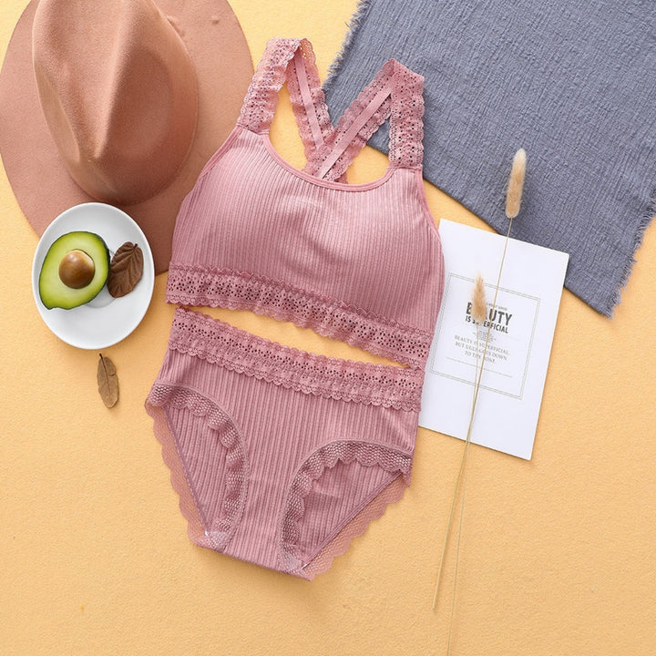 (Pack of 8) Women's Bra Panty Lingerie Set for Girl's | L-10013
