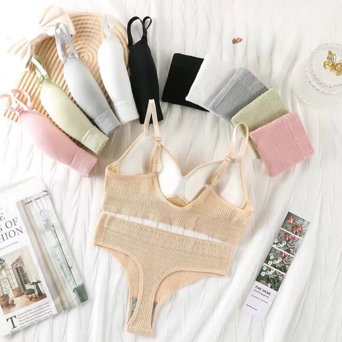 9-Pack Soft & Comfortable Lingerie Set Combo for Women – Everyday Elegance | LC-03