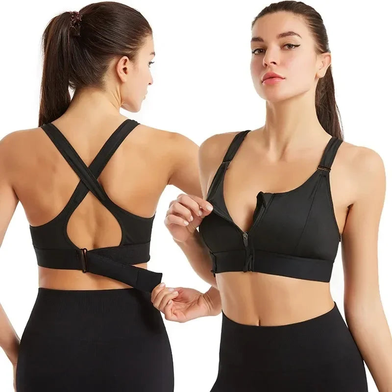 🔥Pack Of-6 Fitness Cross Padded Sport Bra 💖