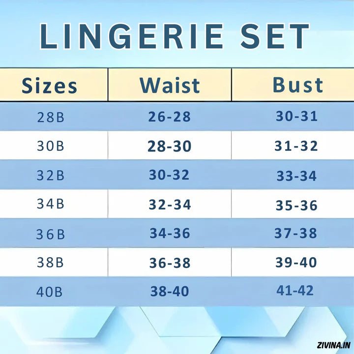 (Pack of 6) Women's Bra Panty Lingerie Set for Girl's | L-151