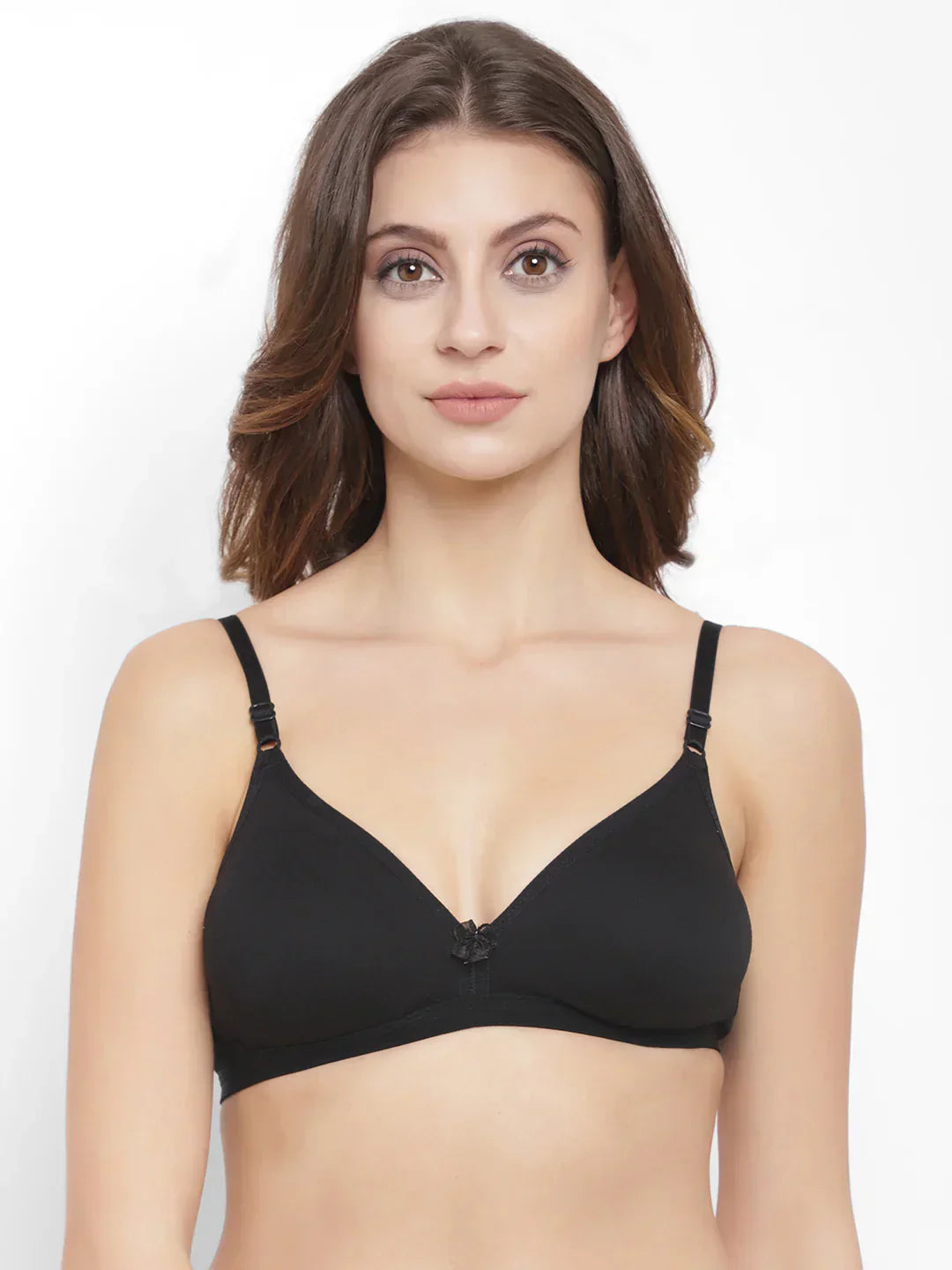 Pack of 6 Women’s Non-Padded Wirefree Cotton Blend Bras