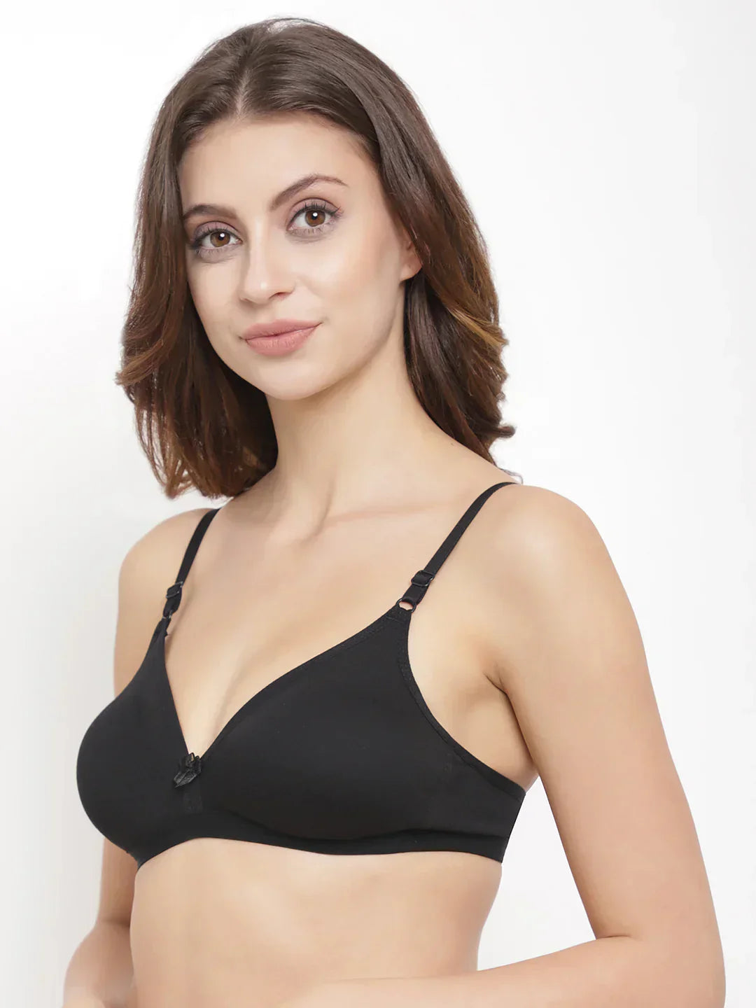 Pack of 6 Women’s Non-Padded Wirefree Cotton Blend Bras