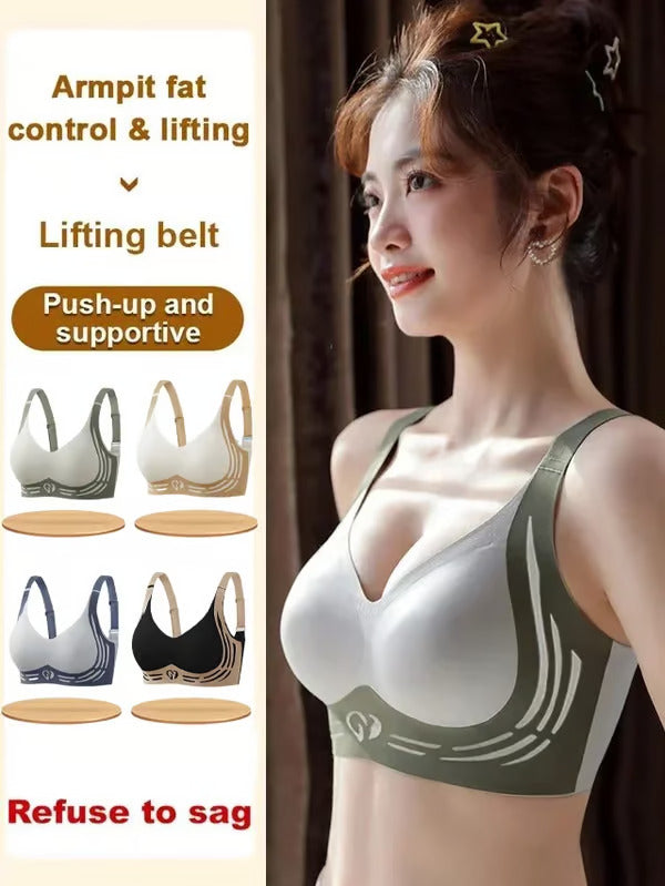 Pack of 6 Anti Sagging Wireless Push-Up Bra