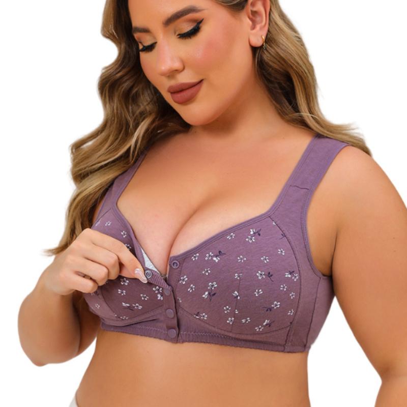 Maternity Nursing Bra Button, Vest Style Bra (Pack of 6)