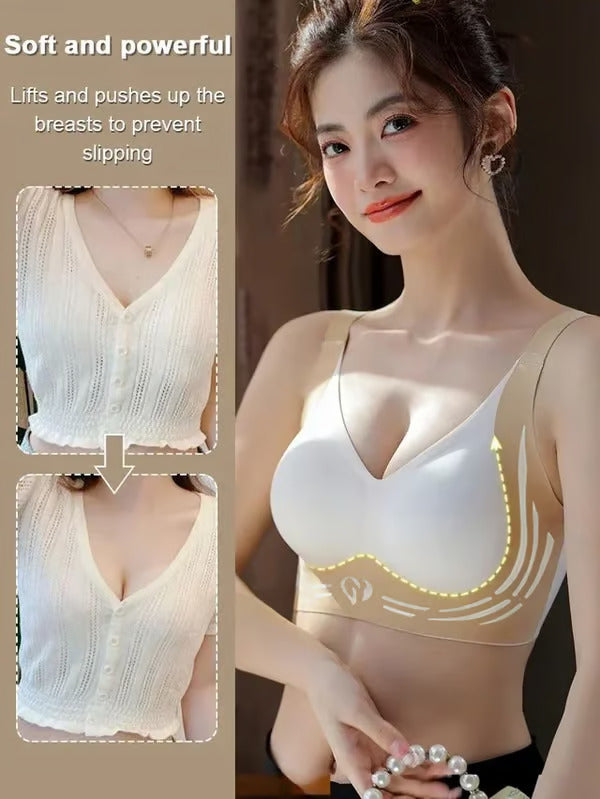 Pack of 6 Anti Sagging Wireless Push-Up Bra